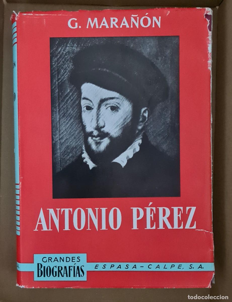 Libros de segunda mano: Antonio P&eacute;rez. Gregorio Mara&ntilde;&oacute;n. 2 Volumenes - Foto 1