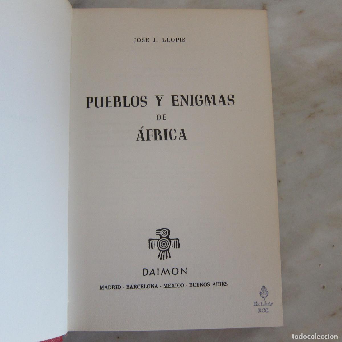 Libros de segunda mano: PUEBLOS Y ENIGMAS DE &Aacute;FRICA (DAIMON) HISTORIA - Foto 3