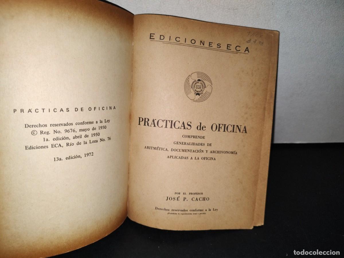 Libros de segunda mano: 195- PR&Aacute;CTICAS DE OFICINA - JOS&Eacute; P. CACHO - Foto 3