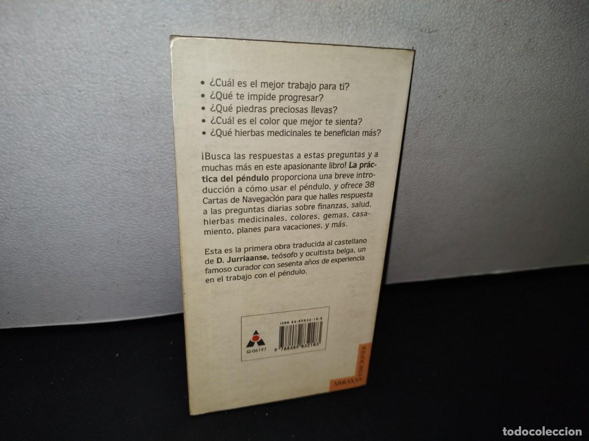Libros de segunda mano: 195- LA PR&Aacute;CTICA DEL P&Eacute;NDULO - D. JURRIAANSE - Foto 3