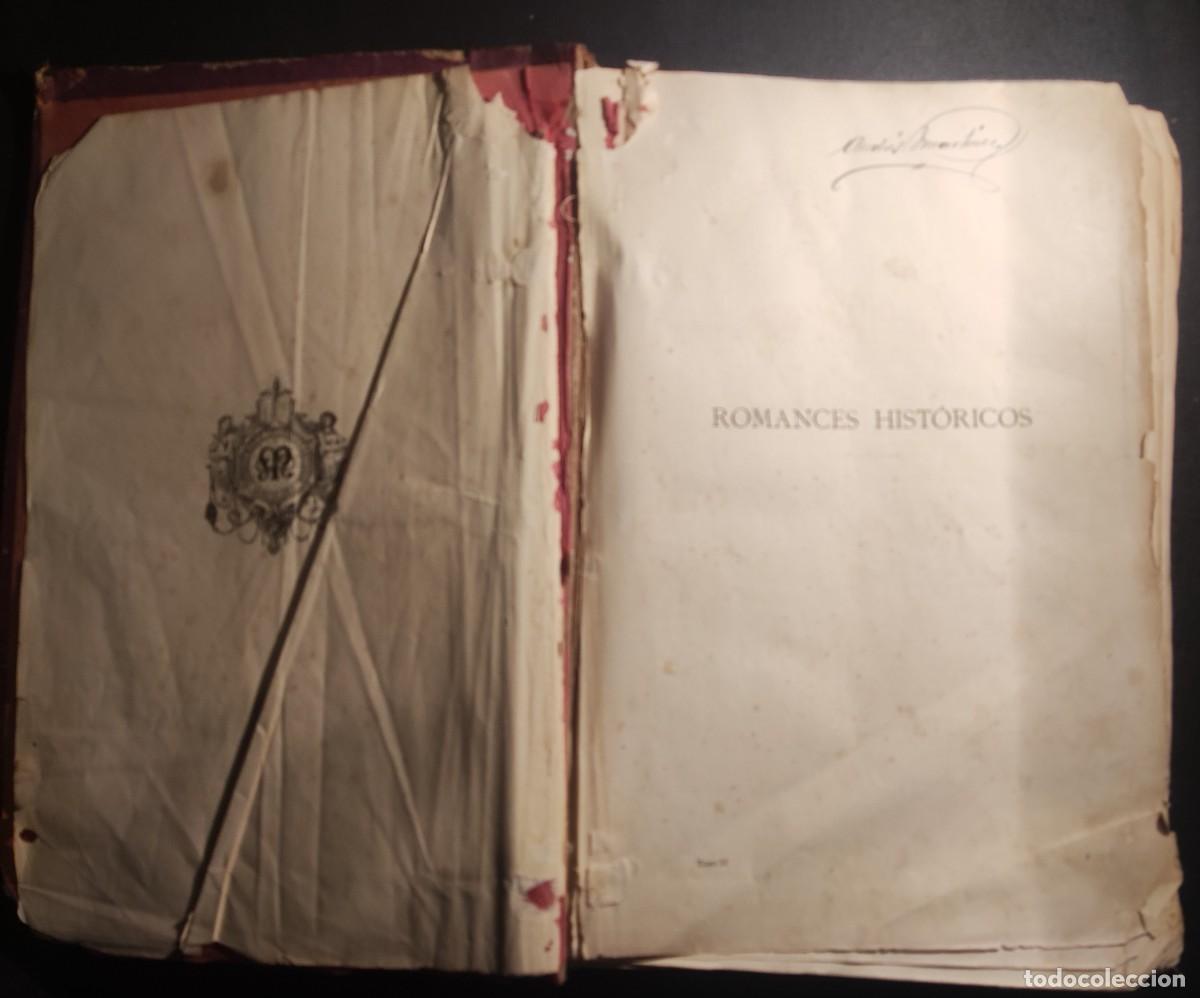 Libros de segunda mano: DUQUE DE RIVAS - ROMANCES HISTORICOS - Foto 1