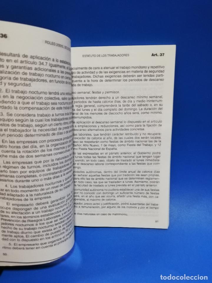 Libros de segunda mano: ESTATUTO DE LOS TRABAJADORES. 2016. PAGS : 149. - Foto 2