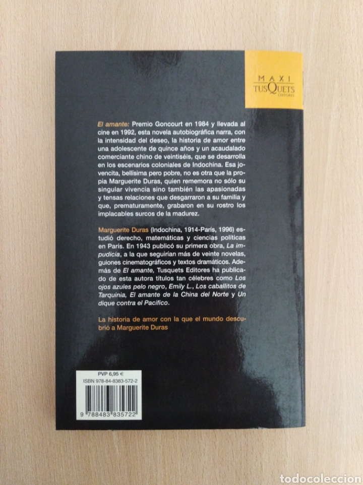 Libros de segunda mano: EL AMANTE. Marguerite Duras - Foto 2