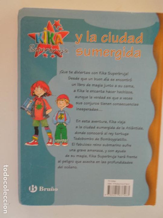 Libros de segunda mano: KIKA SUPERBRUJA Y LA CIUDAD SUMERGIDA - EDITORIAL BRU&Ntilde;O 2014. - Foto 2
