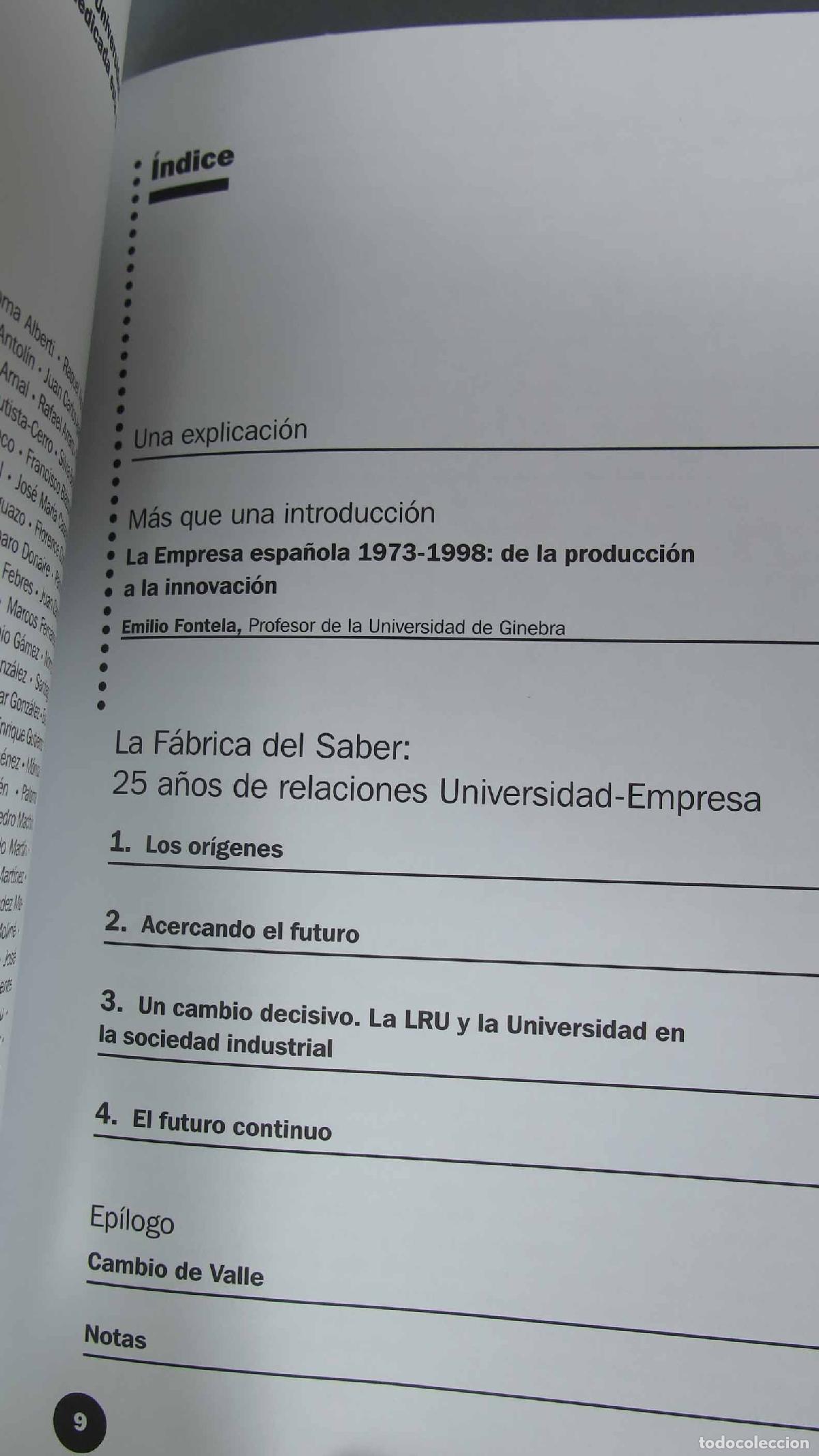 Libros de segunda mano: La f&aacute;brica del saber. Antonio S&aacute;enz de Miera - Foto 2