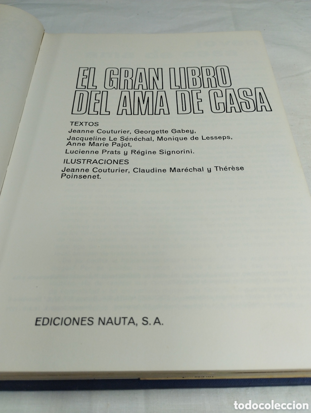 Libros de segunda mano: El gran libro del ama de casa. Ediciones Nauta, 1971 - Foto 2