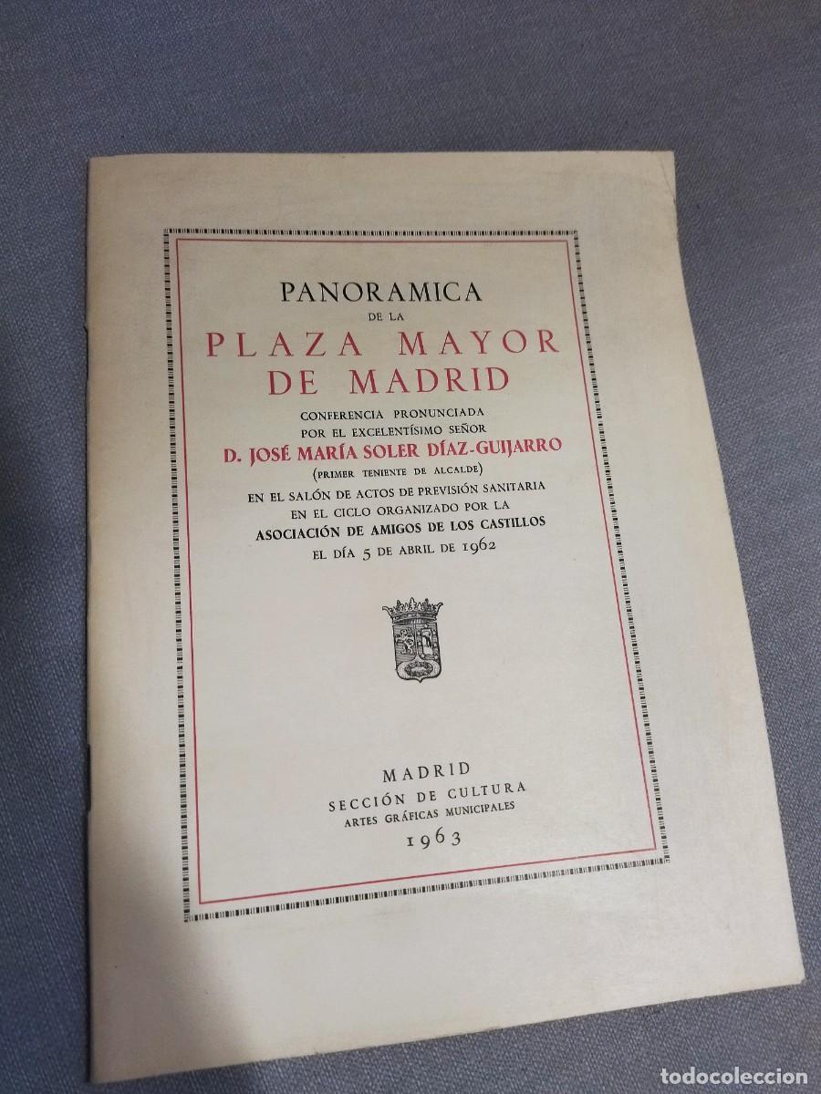 Libros de segunda mano: Panor&aacute;mica de la plaza Mayor de Madrid 1963 - Foto 1