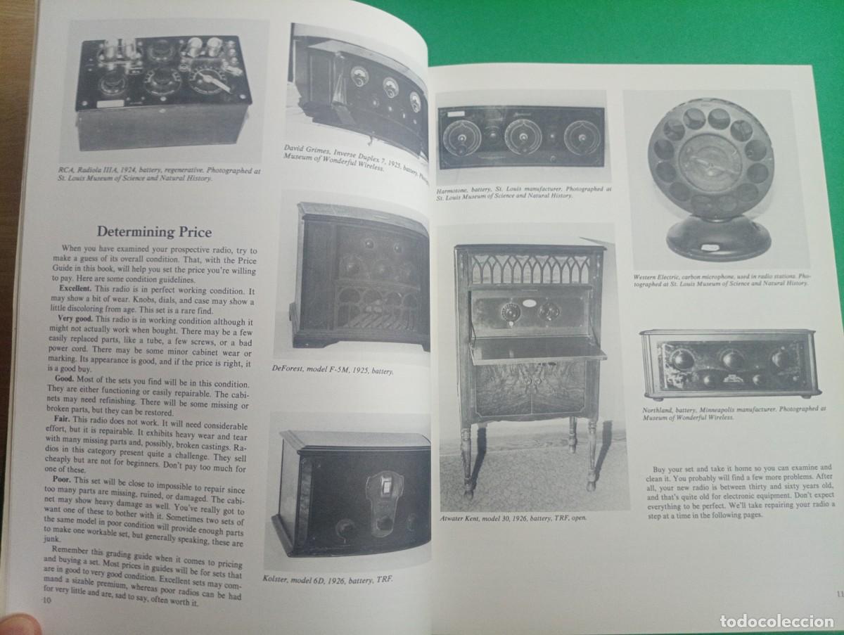 Libros de segunda mano: Antiguo libro ANTIQUE RADIOS. USA 1982. - Foto 3