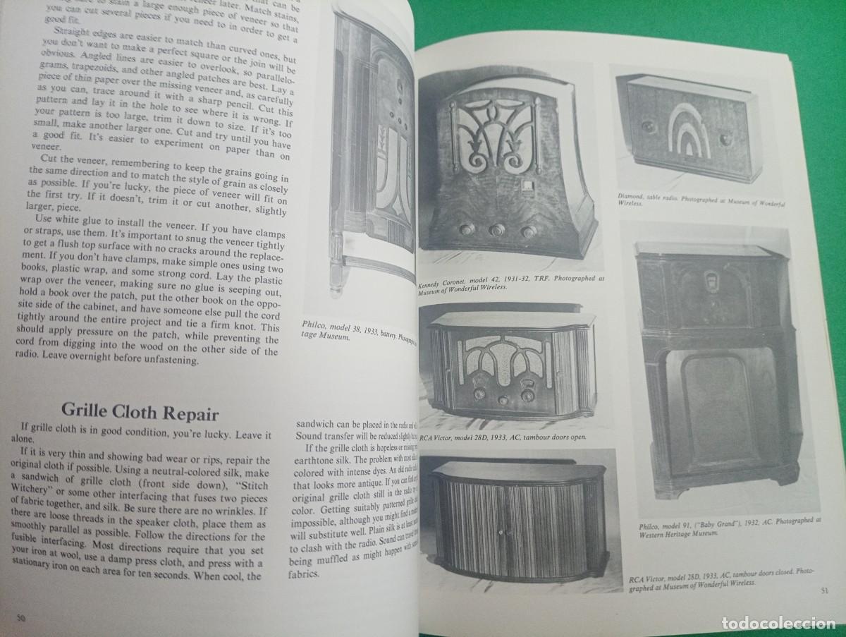 Libros de segunda mano: Antiguo libro ANTIQUE RADIOS. USA 1982. - Foto 7
