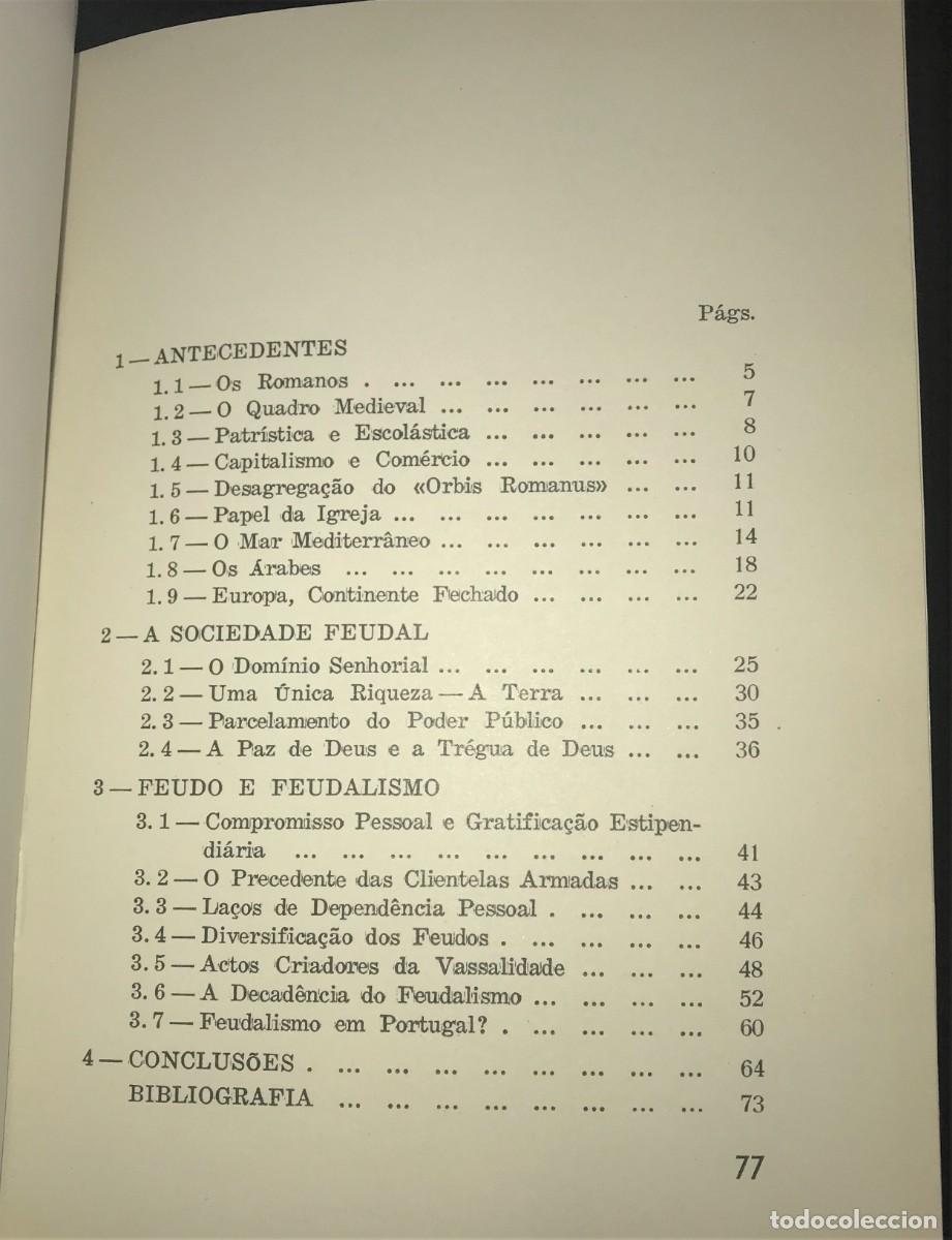 Libros de segunda mano: O Sistema Feudal da Idade M&eacute;dia de Herlander Machado - Foto 5