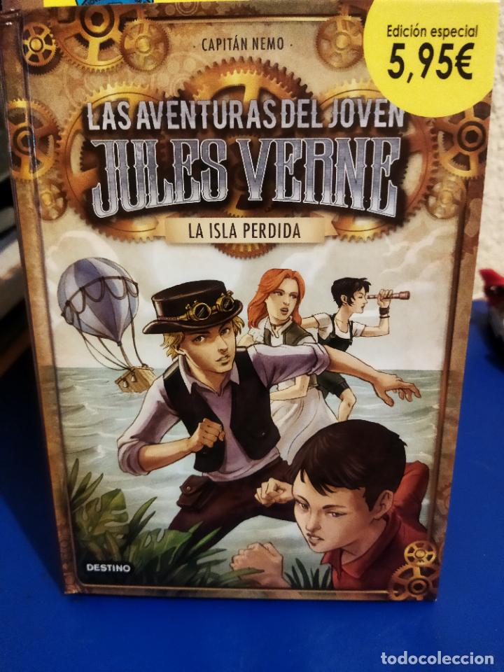 Libros de segunda mano: Las aventuras del joven Jules Verne - Foto 1