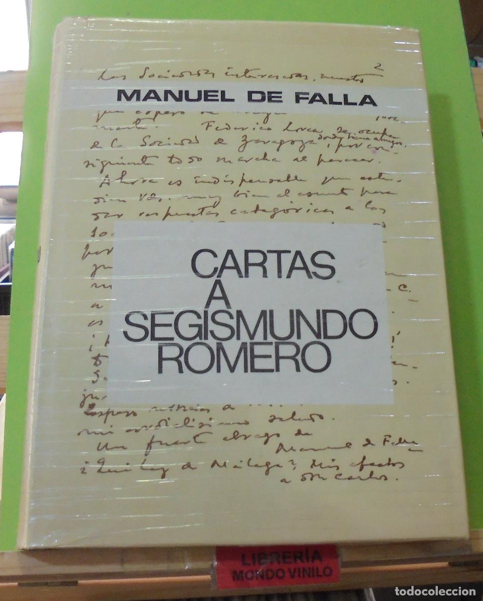 Libros de segunda mano: Cartas a Segismundo Romero. Manuel de Falla - Foto 1