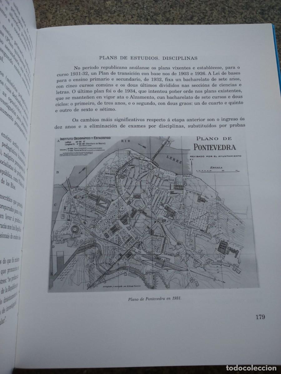 Libros de segunda mano: O INSTITUTO DE PONTEVEDRA -- SECULO E MEDIO DE HISTORIA -- 1845-1995 -- - Foto 3