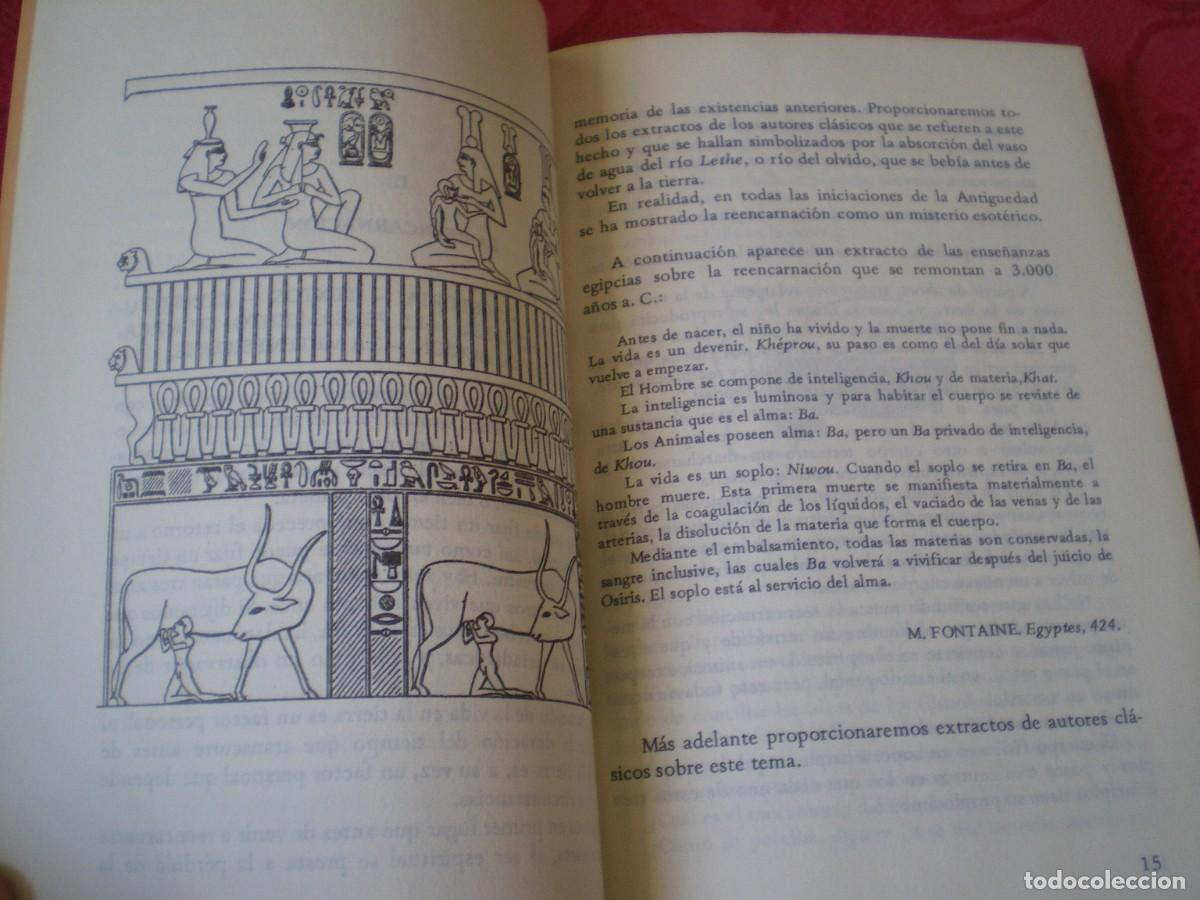 Libros de segunda mano: LA REENCARNACI&Oacute;N. PAPUS. - Foto 3
