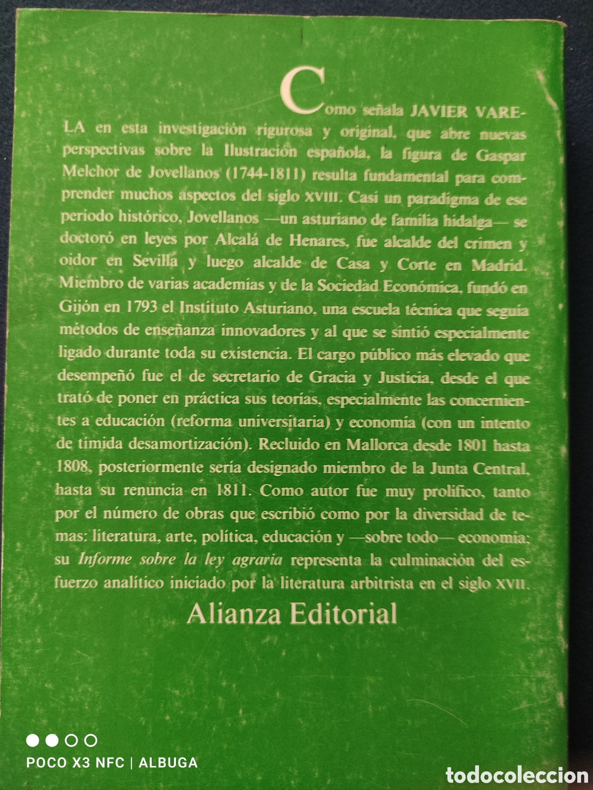 Libros de segunda mano: Jovellanos. Javier Varela. - Foto 2