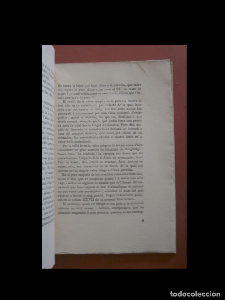 Libros de segunda mano: M&agrave;gia de la paraula. Joan Amades - Foto 2