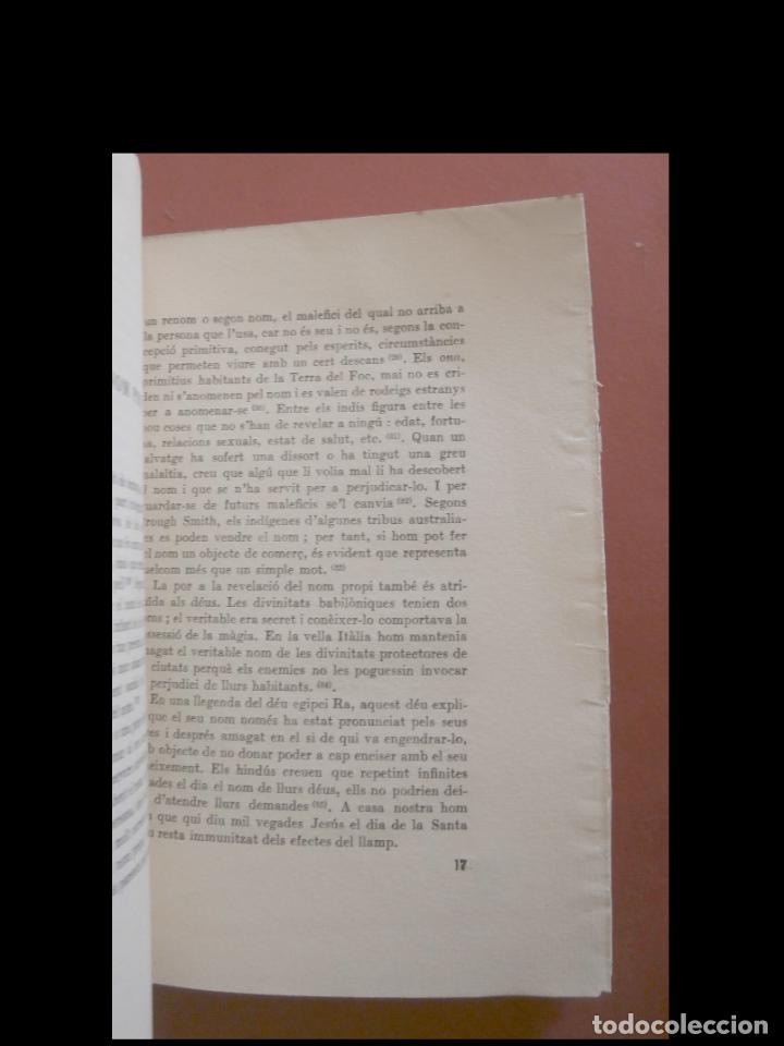 Libros de segunda mano: M&agrave;gia de la paraula. Joan Amades - Foto 3
