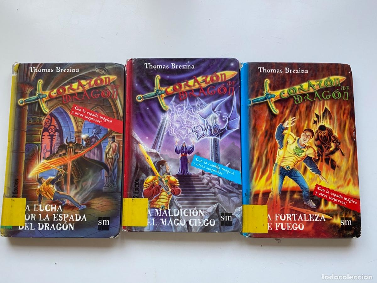 Libros de segunda mano: CORAZ&Oacute;N DE DRAG&Oacute;N 3 TOMOS - THOMAS BREZINA - Foto 1
