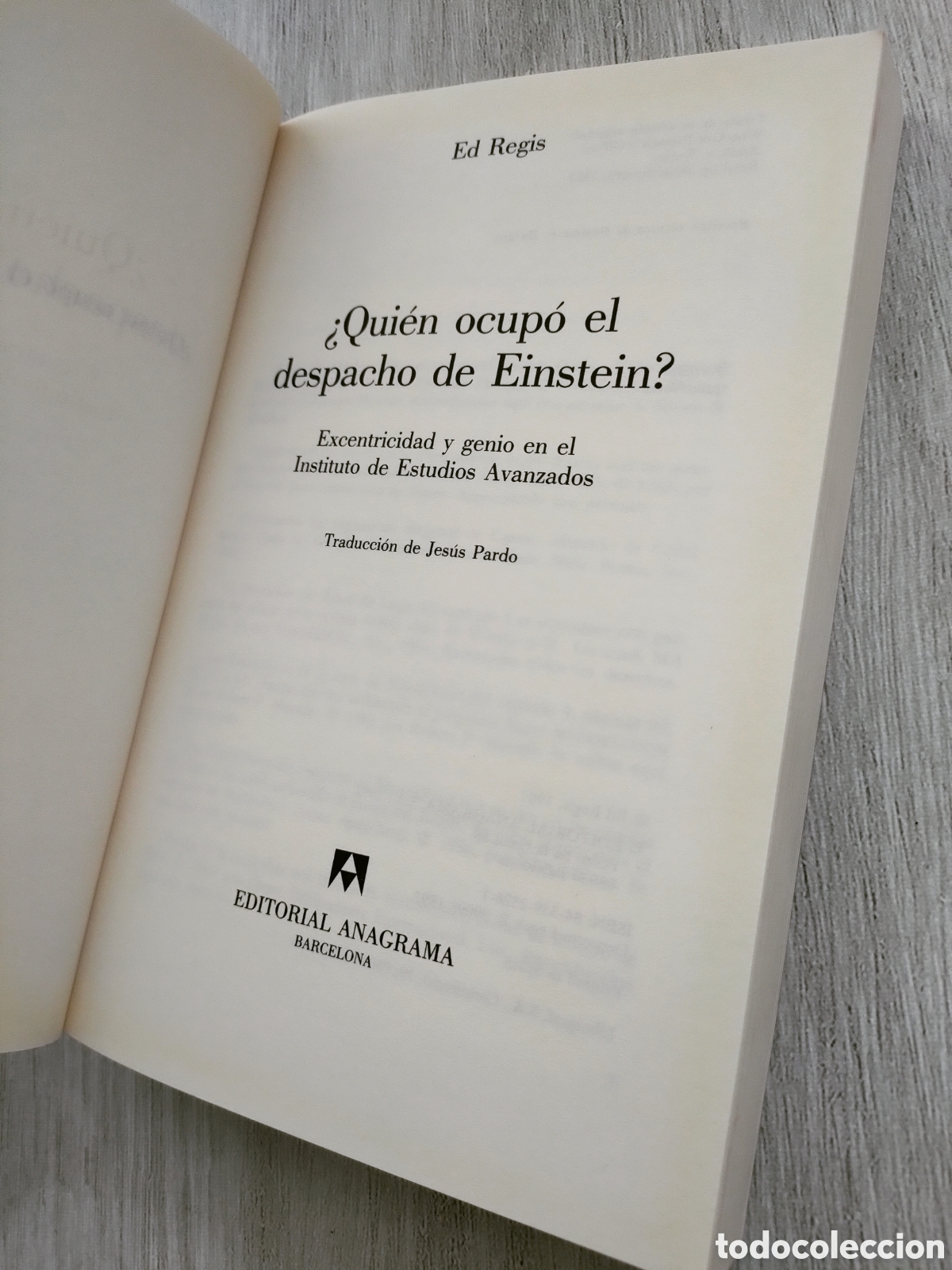Libros de segunda mano: &iquest;Qui&eacute;n ocup&oacute; el despacho de Einstein? Ed Regis - Foto 3