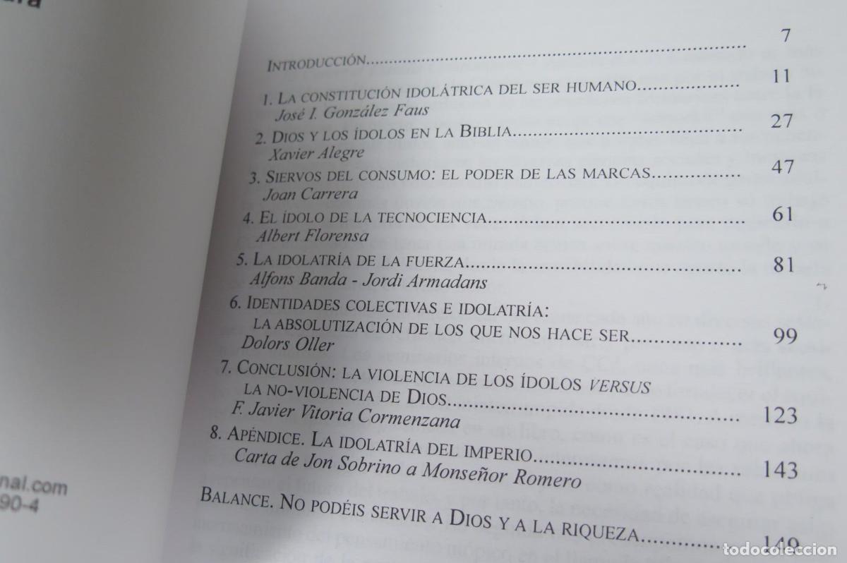 Libros de segunda mano: Idolatrias De Occidente - Foto 2