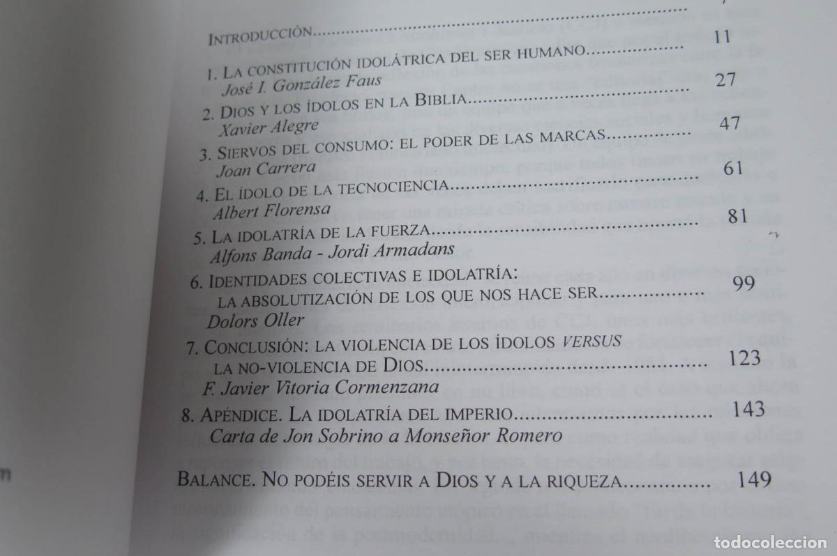 Libros de segunda mano: Idolatrias De Occidente - Foto 2