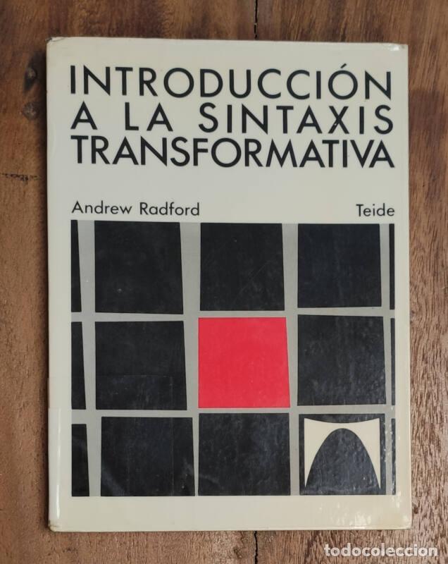 Libros de segunda mano: INTRODUCCI&Oacute;N A LA SINTAXIS TRANSFORMATIVA. RADFORD, Andrew. Teide. 1988. - Foto 1