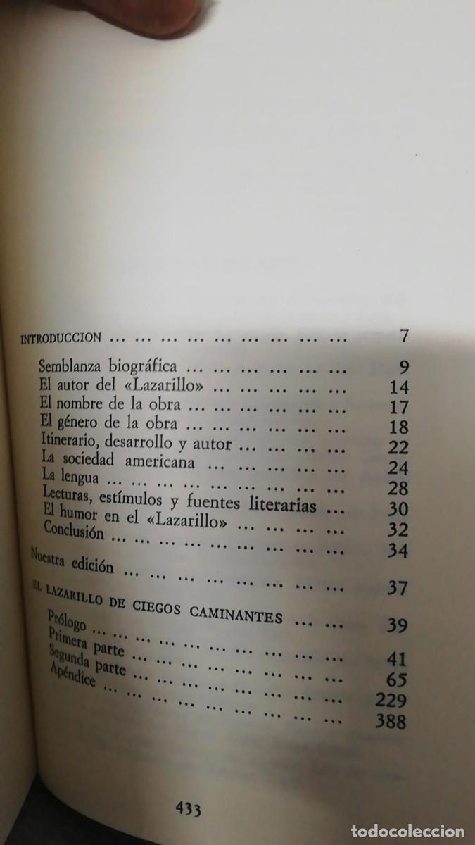 Libros de segunda mano: EL LAZARILLO DE CIEGOS CAMINANTES. CONCOLOCORVO - Foto 3