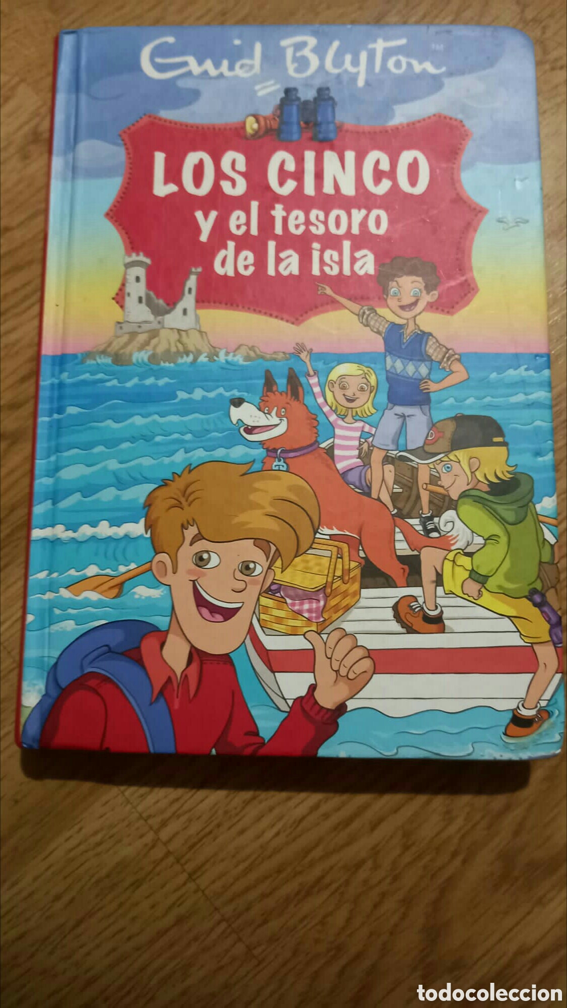 Libros de segunda mano: Los cinco y el tesoro de la isla - Foto 1