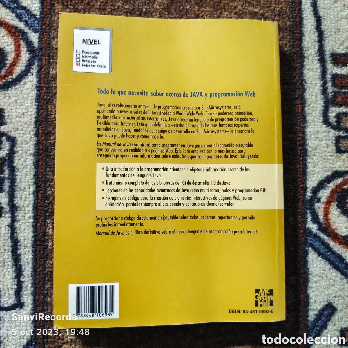 Libros de segunda mano: MANUAL DE JAVA (PATRICK NAUGHTON) - Foto 2