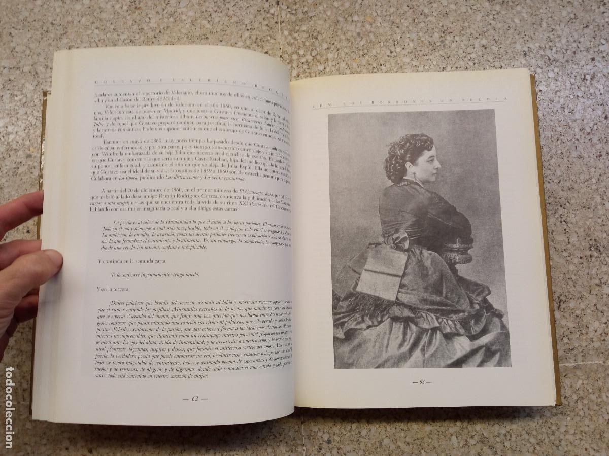 Libros de segunda mano: B&Eacute;CQUER, Valeriano y Gustavo Adolfo; Sem. Los Borbones en pelota. - Foto 10