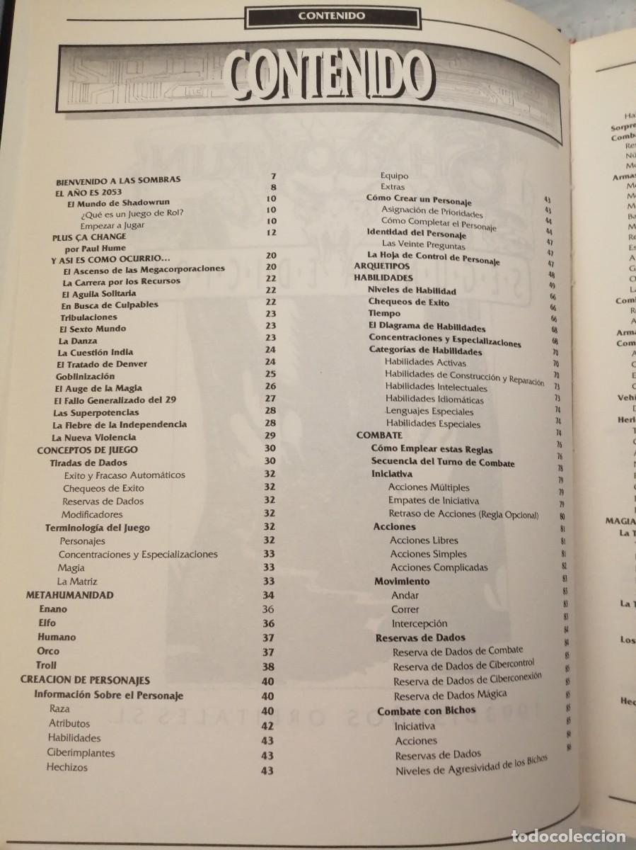 Libros de segunda mano: SHADOWRUN 3000 (Segunda edici&oacute;n 1993 tapa dura) - Foto 7