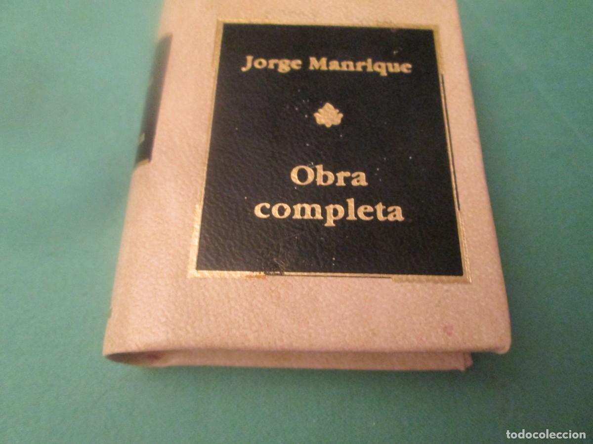 Libros de segunda mano: MINI LIBRO JORGE MANRIQUE OBRA COMPLETA PLANETA DAGOSTINI - Foto 1