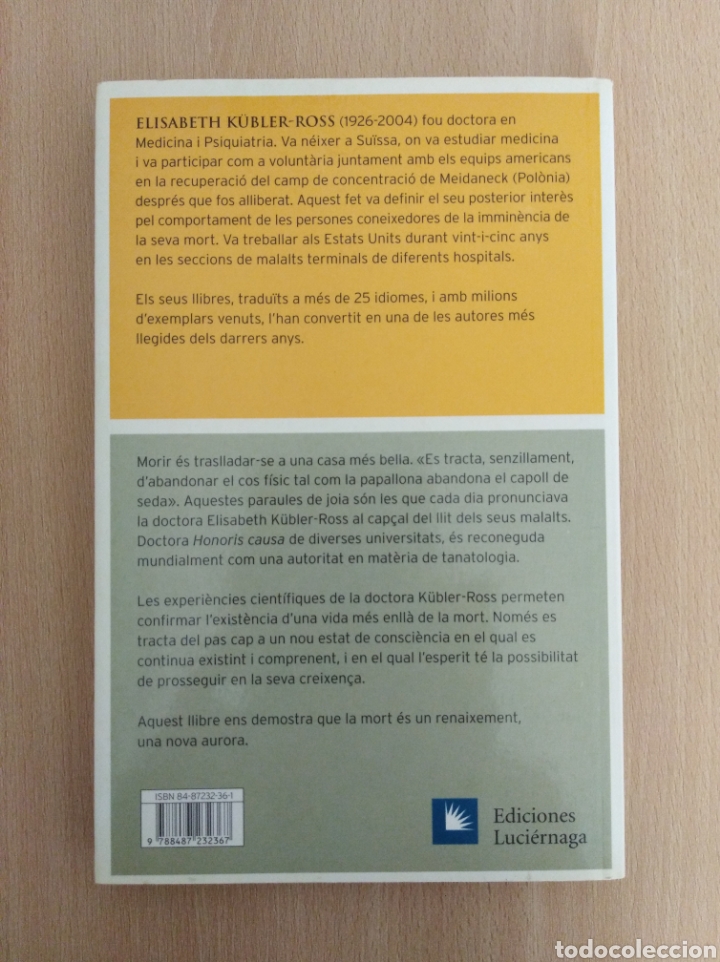 Libros de segunda mano: LA MORT: UNA AURORA. Elisabeth K&uuml;bler-Ross - Foto 2