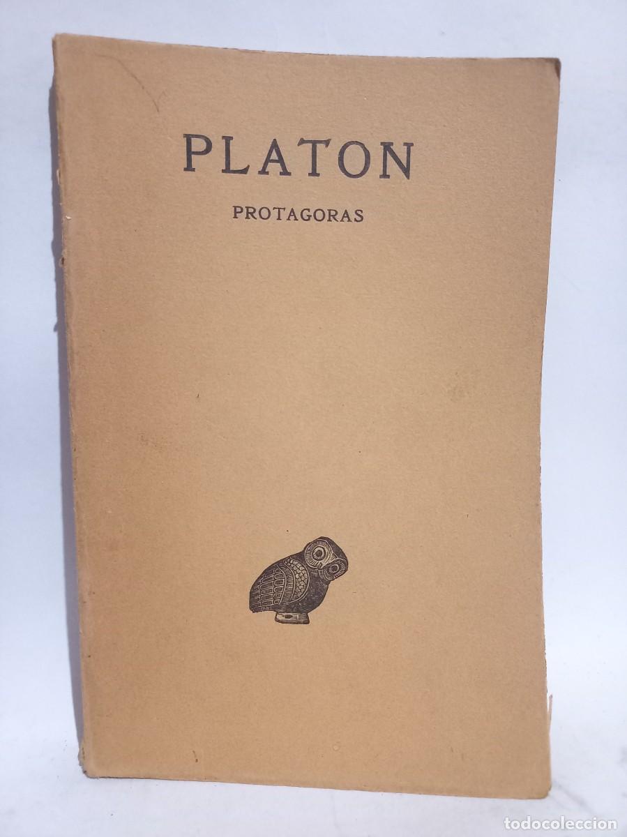 Libros de segunda mano: Plat&oacute;n - Protagoras - Primera edici&oacute;n - 1941 - Foto 1
