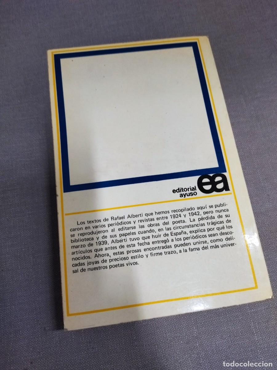 Libros de segunda mano: Rafael Alberti Prosas Encontradas 1924-1942. - Foto 2