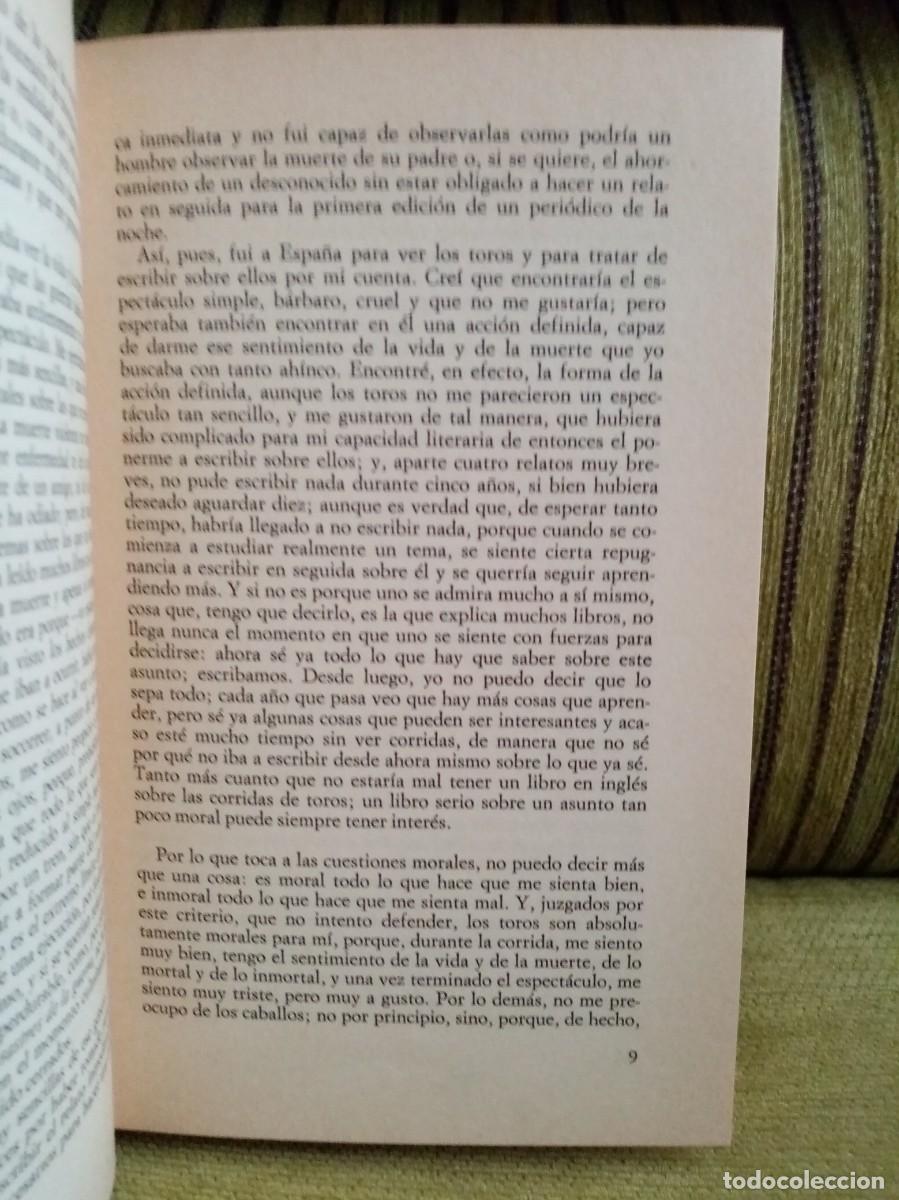 Libros de segunda mano: MUERTE EN LA TARDE - Foto 8