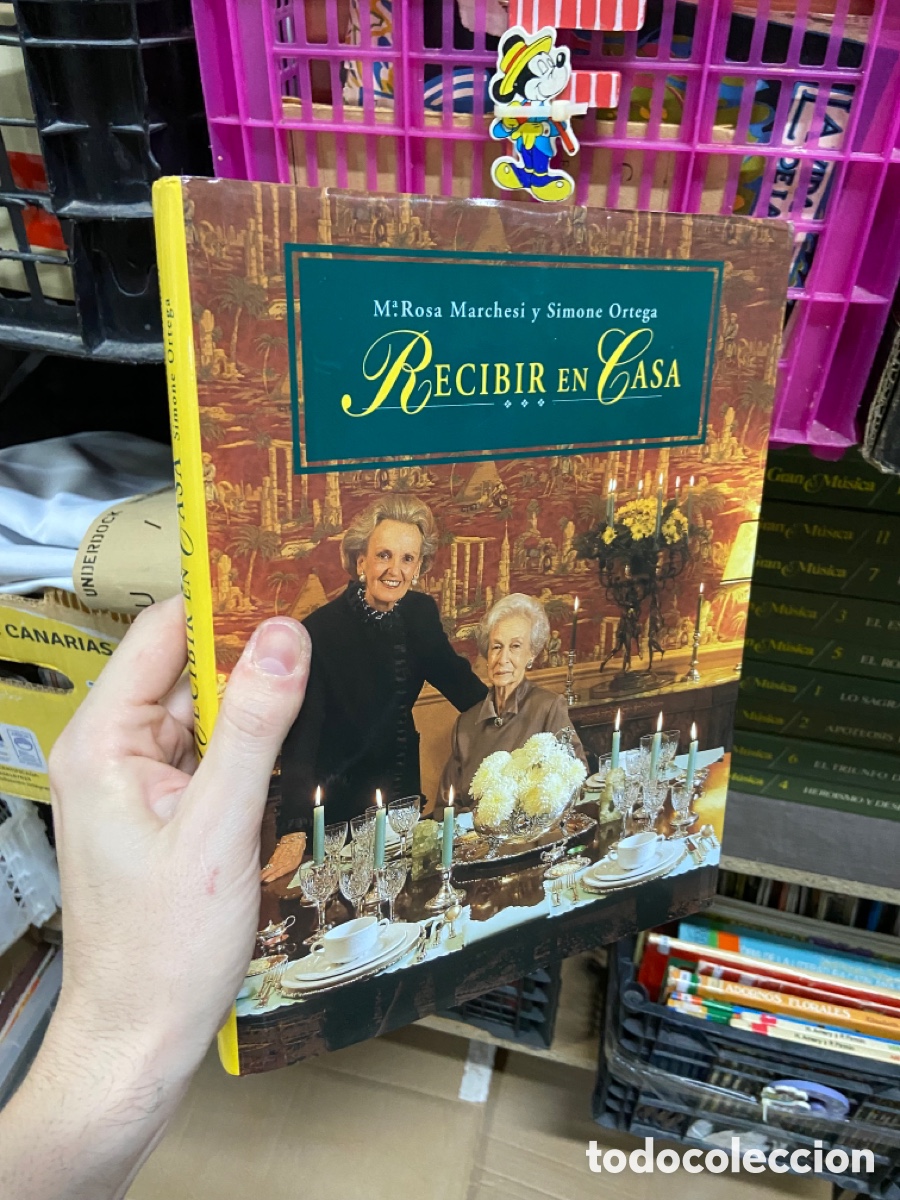 Libros de segunda mano: Recibir en casa. M Rosa Marchesi y Simone Ortega - Foto 1