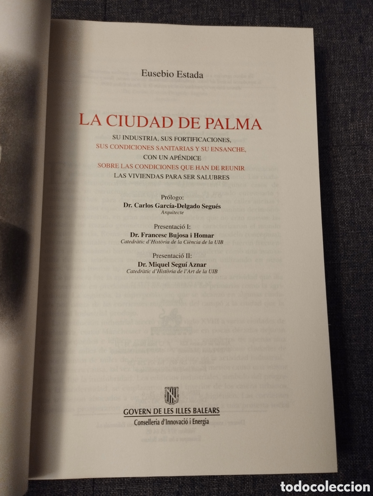 Libros de segunda mano: LA CIUDAD DE PALMA (EUSEBIO ESTADA) - Foto 2