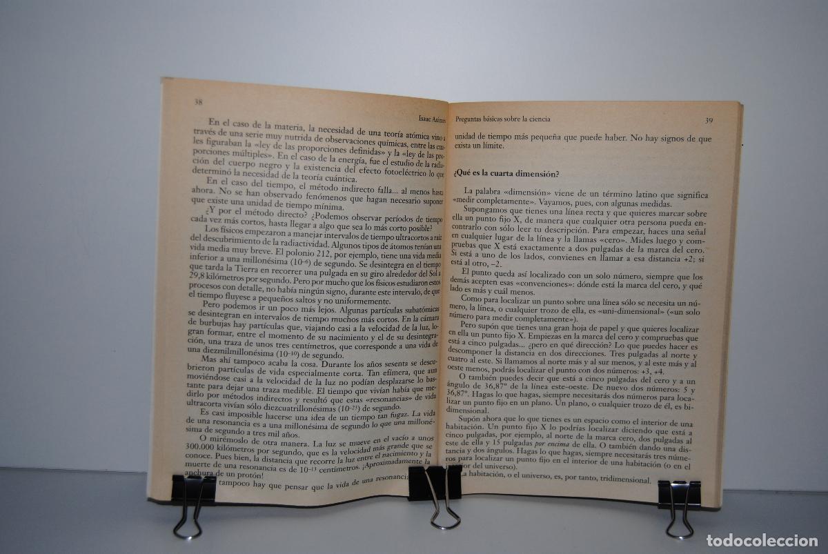 Libros de segunda mano: Preguntas basicas sobre la ciencia (biblioteca de El Sol 15) - Asimov, Isaac - Foto 2