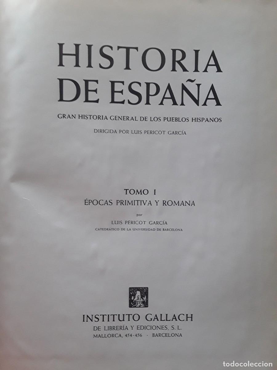 Libros de segunda mano: HISTORIA DE ESPA&Ntilde;A. INSTITUTO GALLACH. SEIS TOMOS. - Foto 7