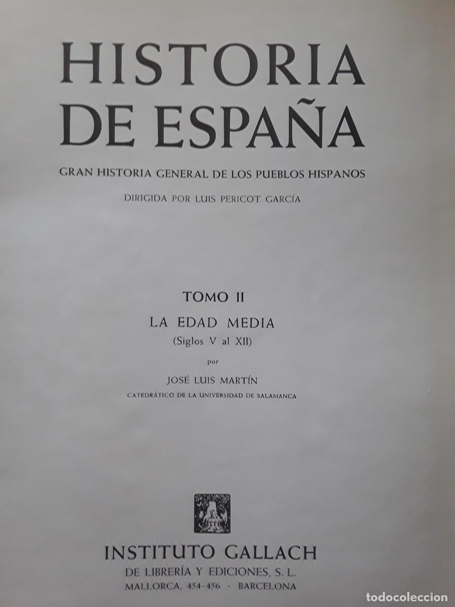Libros de segunda mano: HISTORIA DE ESPA&Ntilde;A. INSTITUTO GALLACH. SEIS TOMOS. - Foto 8