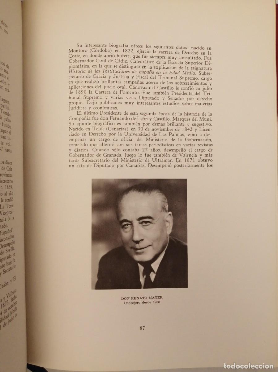 Libros de segunda mano: LA UNI&Oacute;N Y EL F&Eacute;NIX ESPA&Ntilde;OL: Primer centenario 1864-1964. - Foto 6