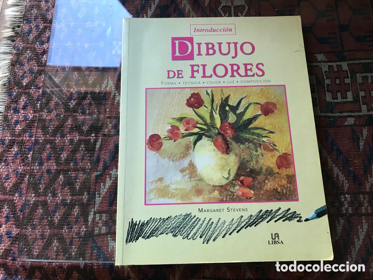 Libros de segunda mano: Dibujo de flores. Margaret Stevens. Libsa. Introducci&oacute;n - Foto 1