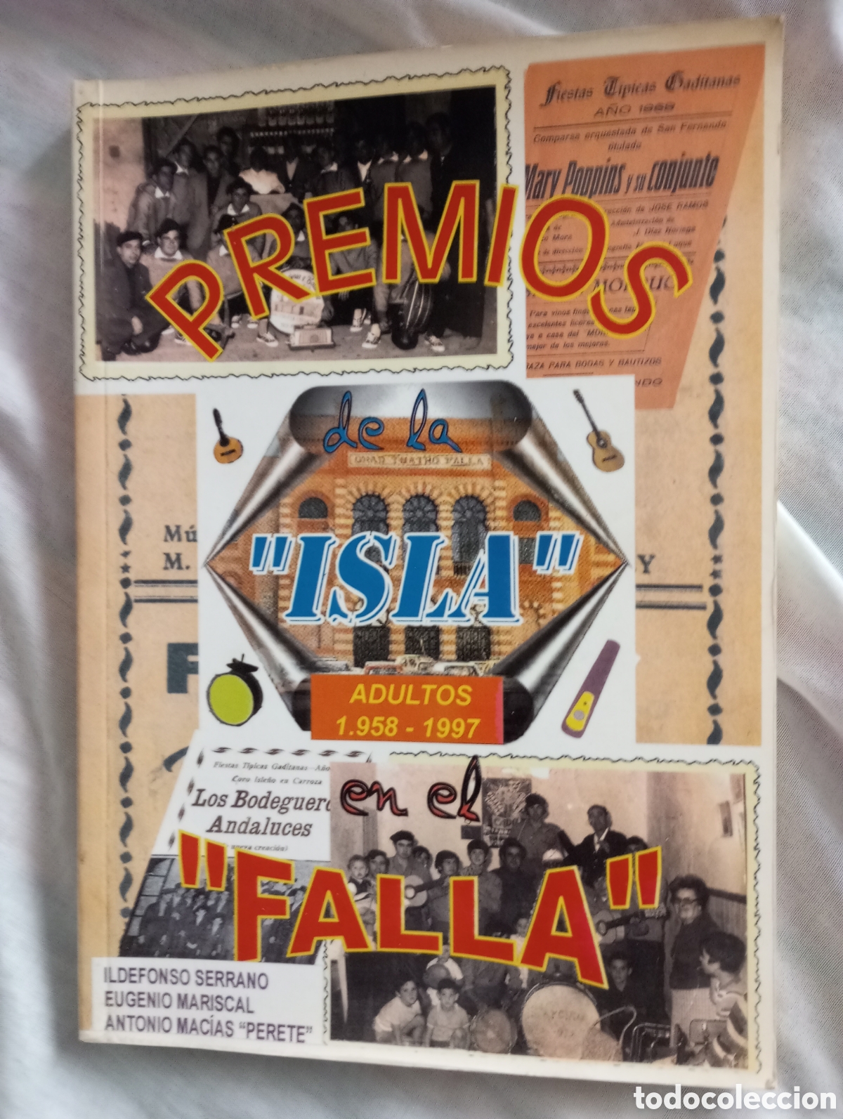 Libros de segunda mano: Carnaval de C&aacute;diz premios de la isla. 1958-1997 interesante libro con datos y fotograf&iacute;as