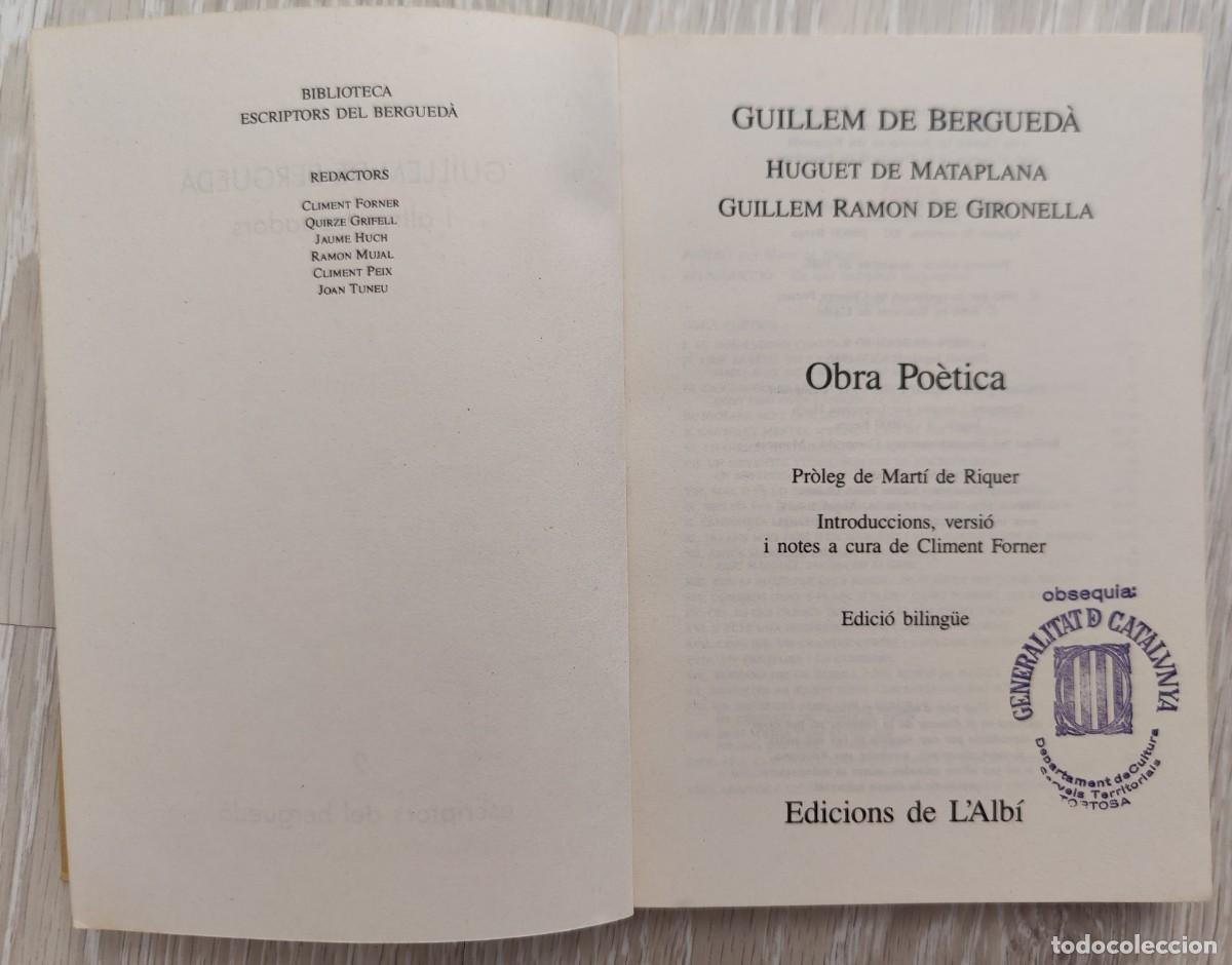 Libros de segunda mano: Libro Obra Poetica - Foto 4