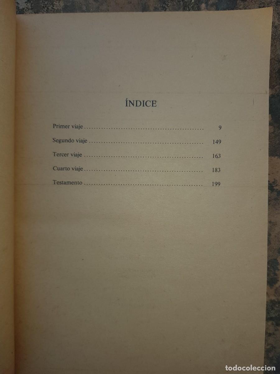 Libros de segunda mano: CRISTOBAL COLON. VIAJES Y TESTAMENTO. 1986 - Foto 2