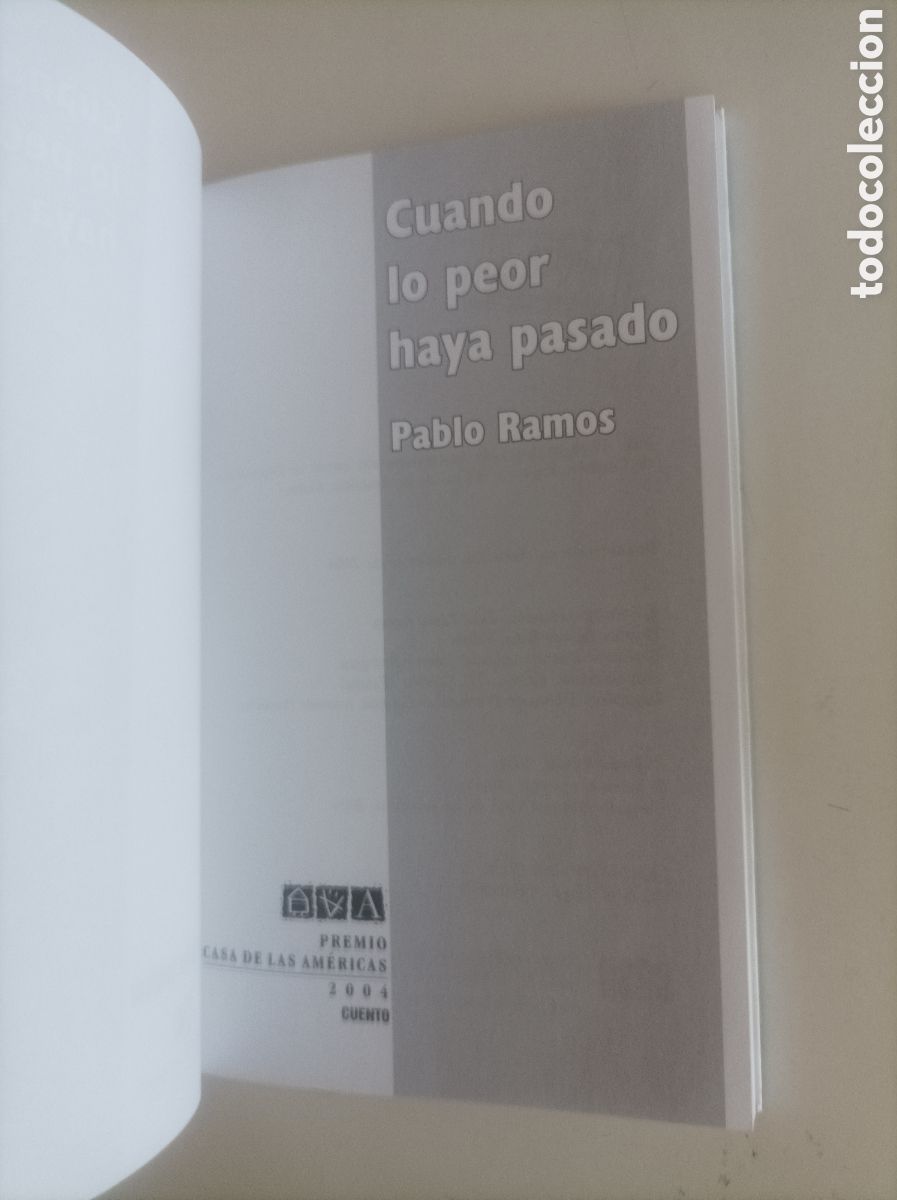 Libros de segunda mano: Cuando lo peor haya pasado / Pablo Ramos - Foto 3