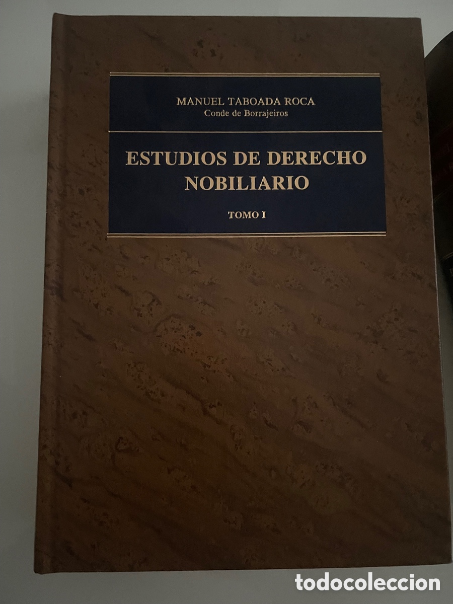 Libros de segunda mano: Estudios de derecho nobiliario. 2 tomos. Manuel Taboada Roca - Foto 2
