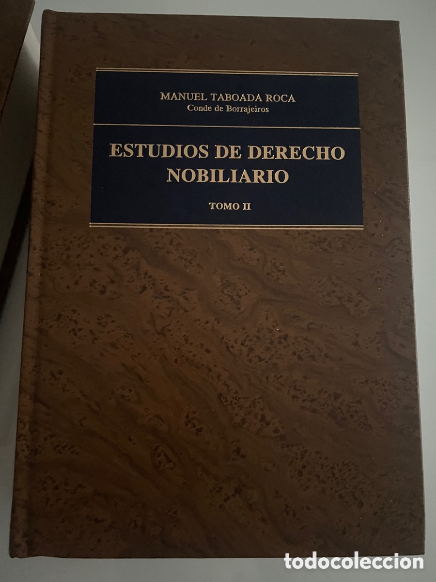 Libros de segunda mano: Estudios de derecho nobiliario. 2 tomos. Manuel Taboada Roca - Foto 3