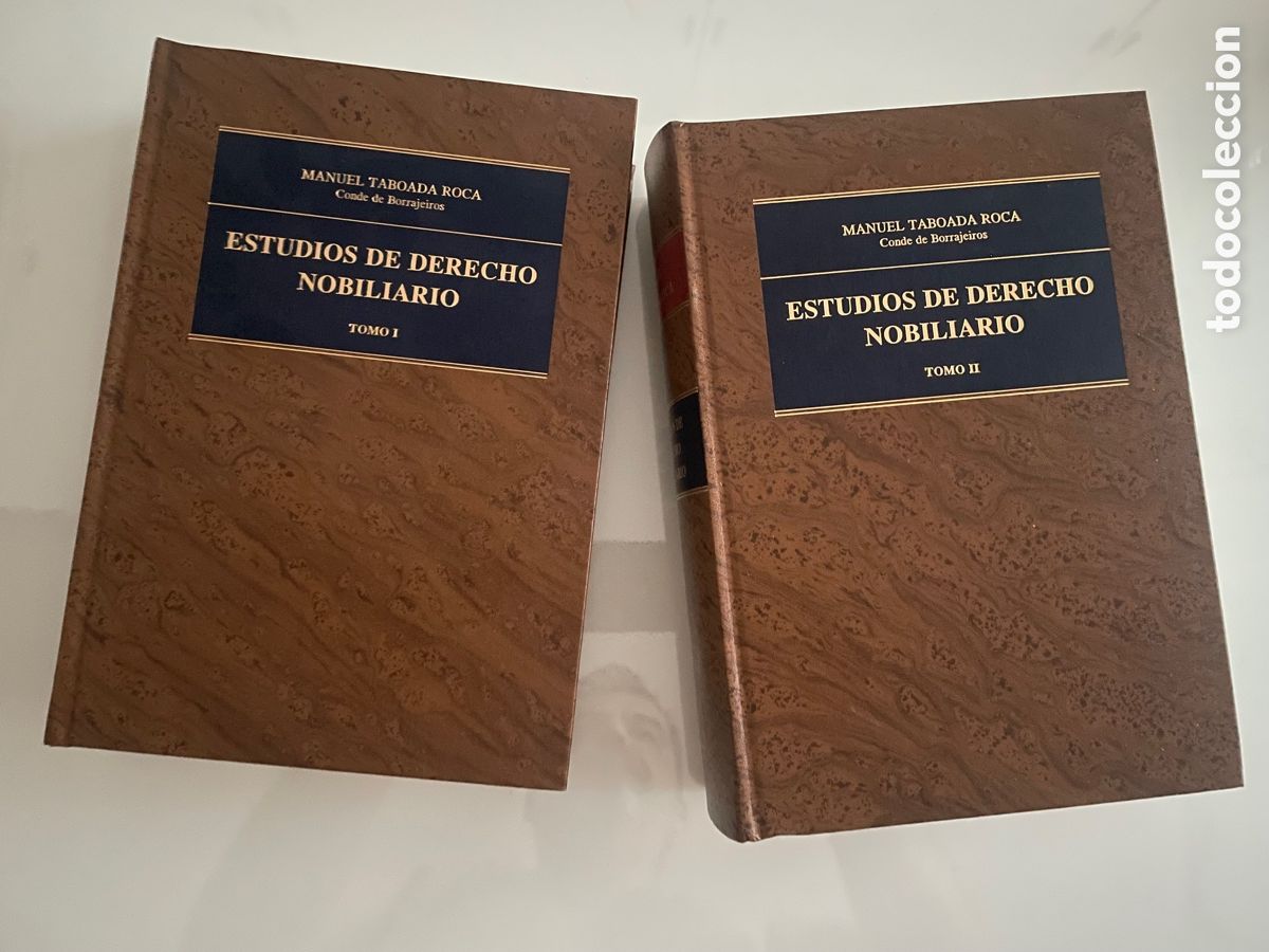 Libros de segunda mano: Estudios de derecho nobiliario. 2 tomos. Manuel Taboada Roca - Foto 1